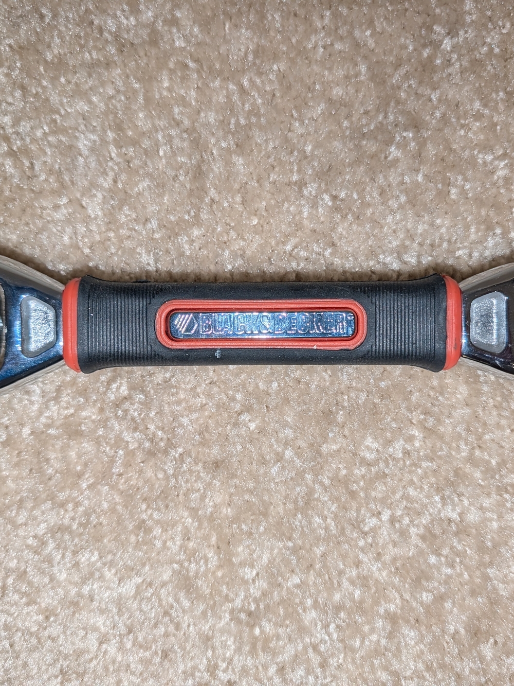 Black & Red Black+Decker Hand Tool Grip